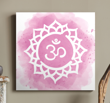 Frumos simbolul chakrei coroanei imprimeuri de artă modernă pe pâ - TenStickers