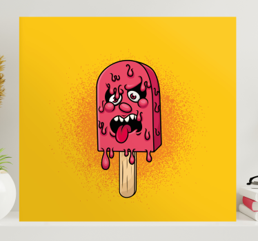 Gheață pop drop graffiti desen animat artă modernă imprimări pe p - TenStickers
