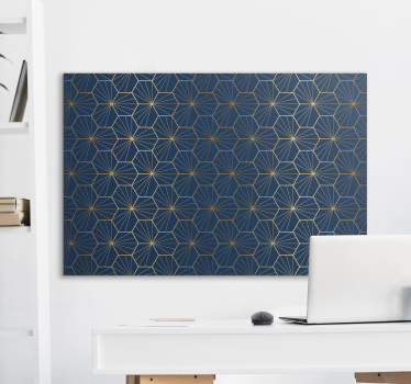 Modele geometrice elegante imprimeuri de artă modernă pe pânză - TenStickers