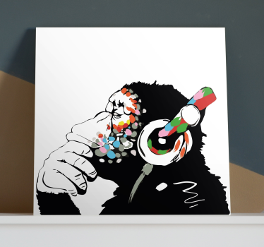 Mono bank muzică pânză artă de perete - TenStickers