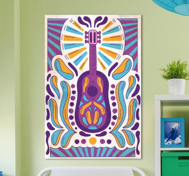 Motive muzicale muzică pânză artă de perete - TenStickers