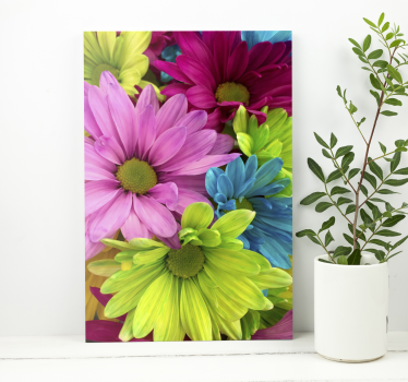 Panza cu flori colorate - TenStickers
