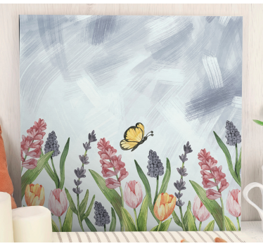 Panza florala mica gradina colorata - TenStickers