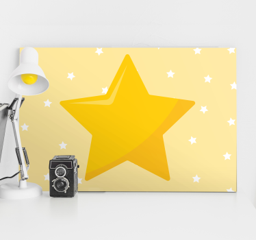 Poze de perete stea clasica galbena pentru cresa - TenStickers