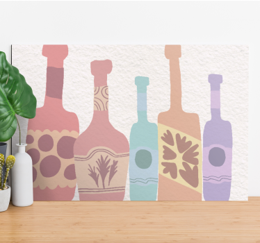 Print canvas restaurant sticle desenate manual - TenStickers