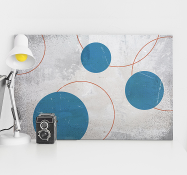 Tablou geometric Design brutalism - TenStickers