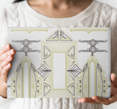 Tablou modern aranjarea formelor geometrice - TenStickers