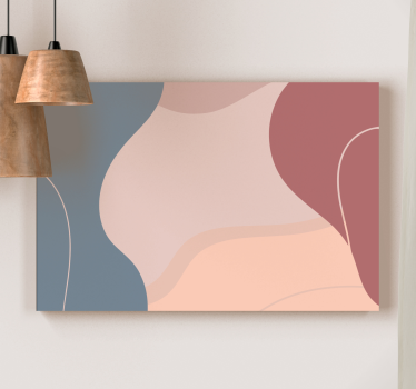 Tablou modern armonie forme organice - TenStickers