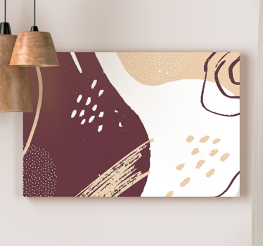 Tablou modern compoziție de forme abstracte - TenStickers