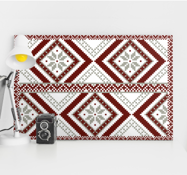 Tablou modern concept diamant geometric - TenStickers