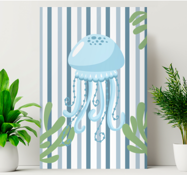 Tablou modern design elegant cu meduze - TenStickers