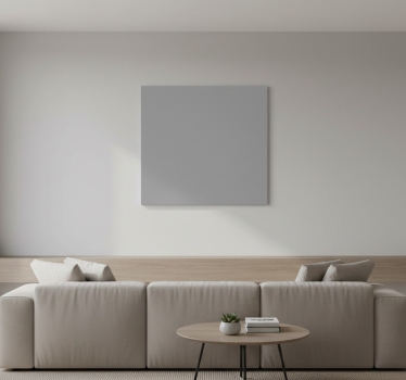 Tablou modern design gri simplu - TenStickers