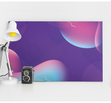 Tablou modern forme fluide abstracte - TenStickers