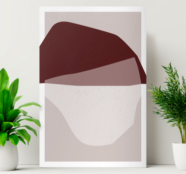 Tablou modern fuziune de forme abstracte - TenStickers