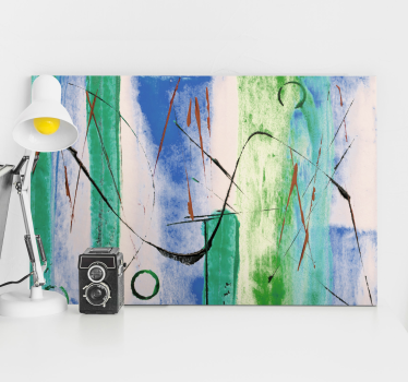 Tablou modern linii geometrice abstracte - TenStickers