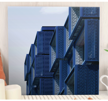 Tablou modern structură arhitecturală futuristă - TenStickers