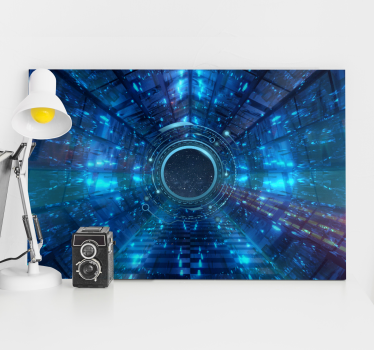 Tablou modern vedere din tunelul futurist - TenStickers