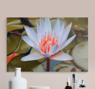 Trandafiri de mare și crini pânză florală - TenStickers