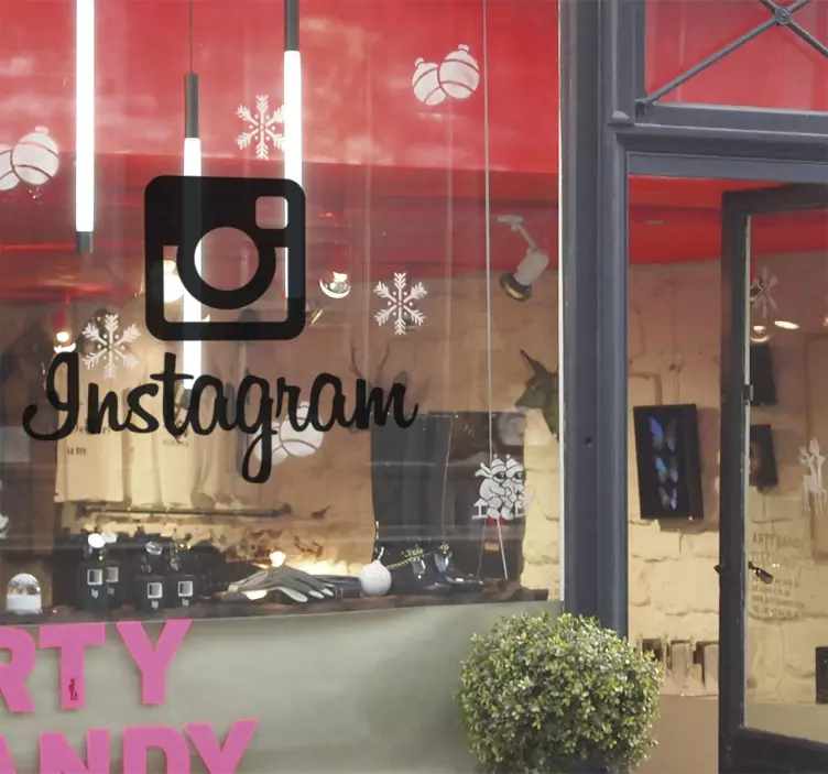 Instagram logo decal - TenStickers