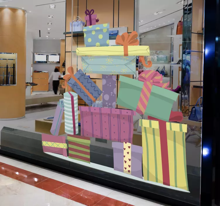 Prezent autocolant de perete de munte - TenStickers