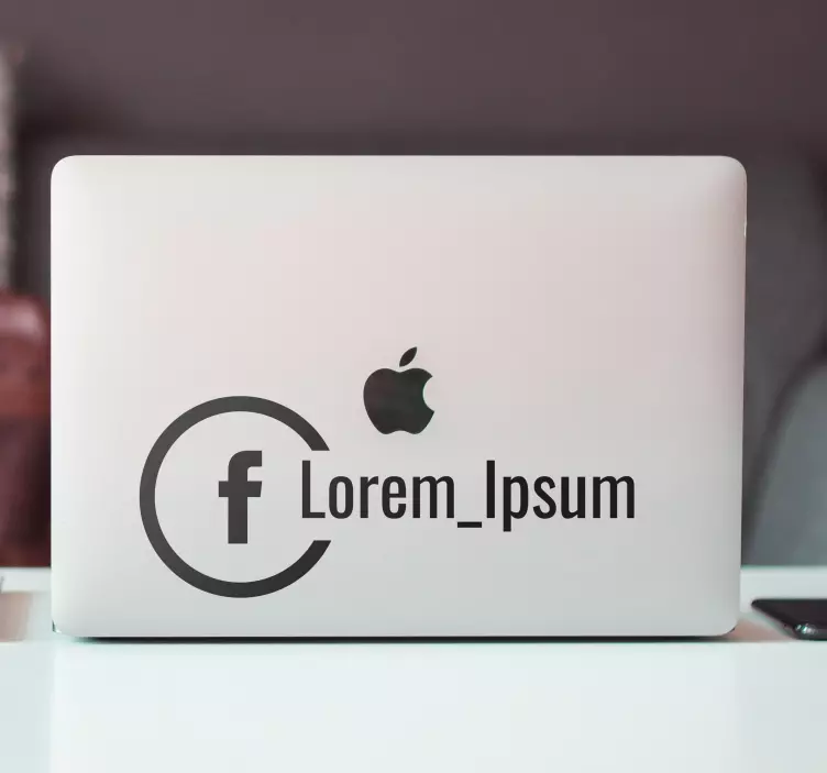 Facebook stick pentru ferestre pentru companii - TenStickers