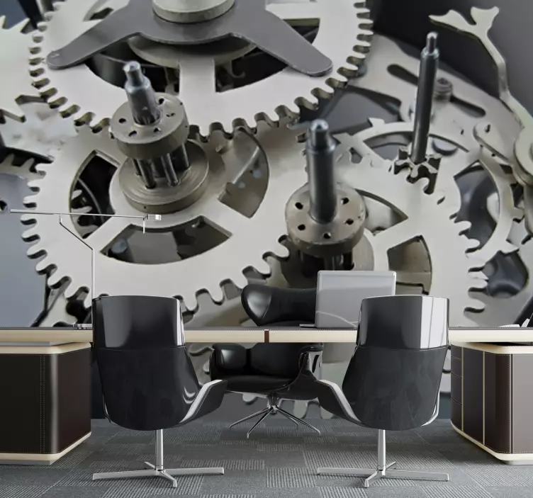 Murală cu mecanism de ceas - TenStickers