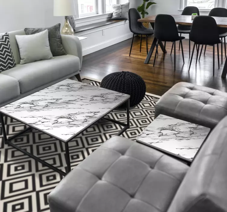 Etichete animale cu suprafață de marmură rafinată - TenStickers