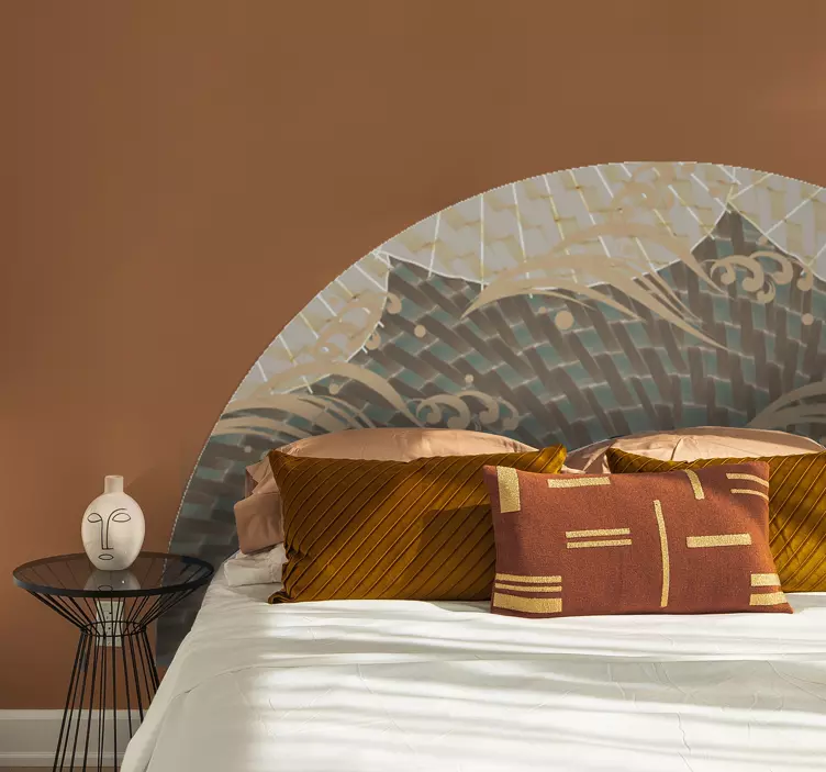 Capace de perete pentru tapet motiv elegant evantai - TenStickers