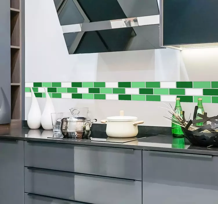 Autocolant de faiană verde - TenStickers