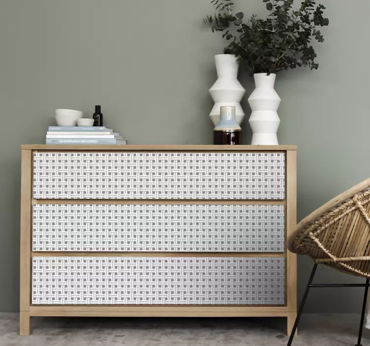 Etichete animale model de textură țesută - TenStickers