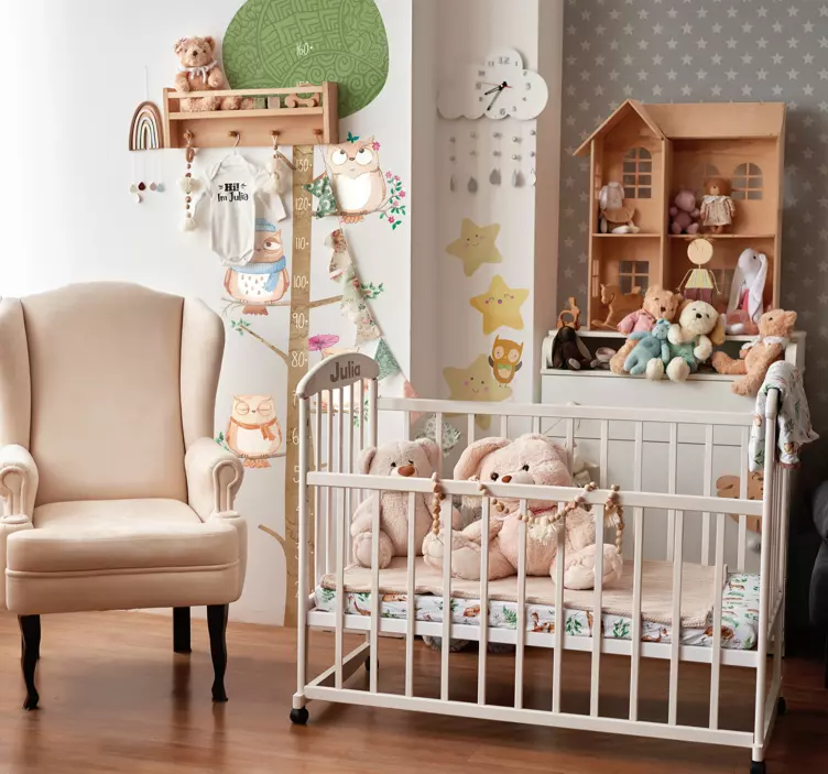 Stele sticker de perete pepinieră - TenStickers