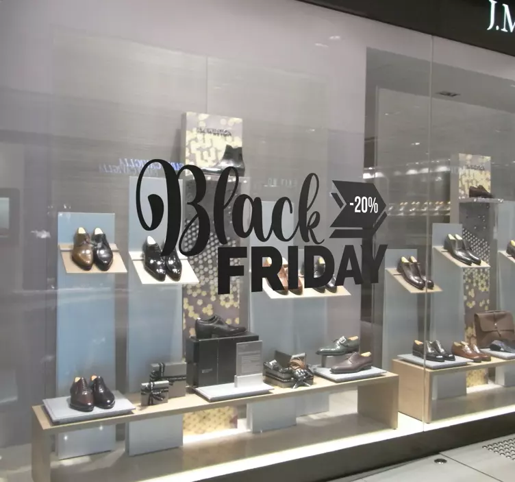 Autocolante personalizate de vinerea neagră de vinerea neagră - TenStickers