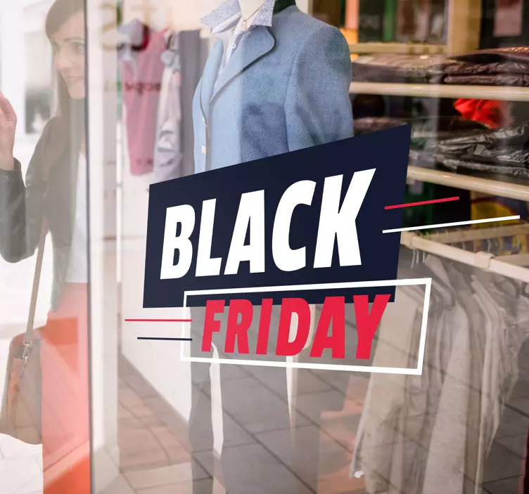 Autocolant modern black friday - TenStickers