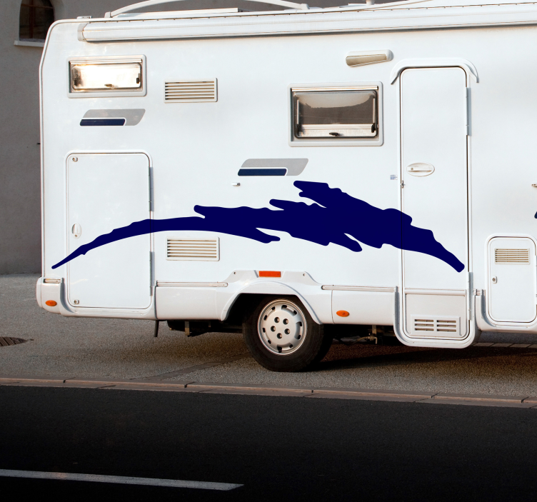 Autocolant lateral decorativ pentru rulotă - TenStickers