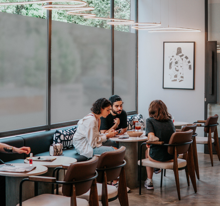 Autocolant din sticlă translucidă - TenStickers