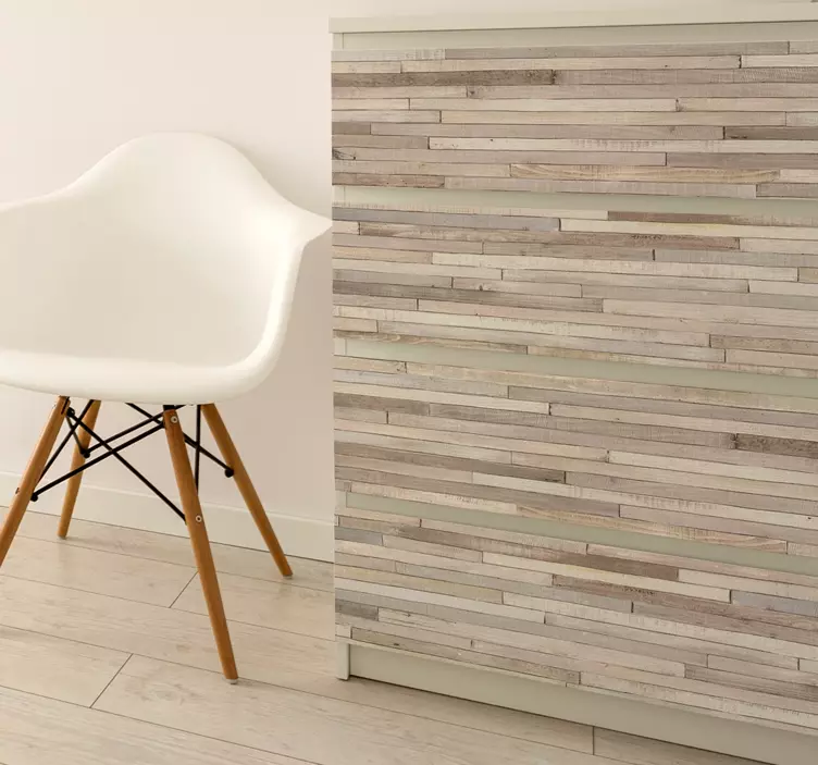 Imitatie autocolant de mobilier din lemn - TenStickers