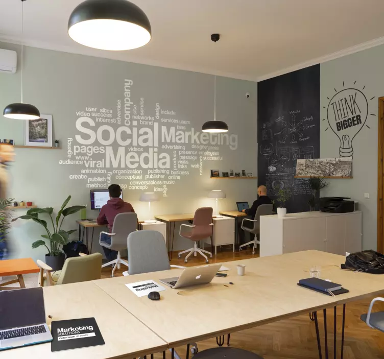 Cred că autocolantul de perete mai mare - TenStickers