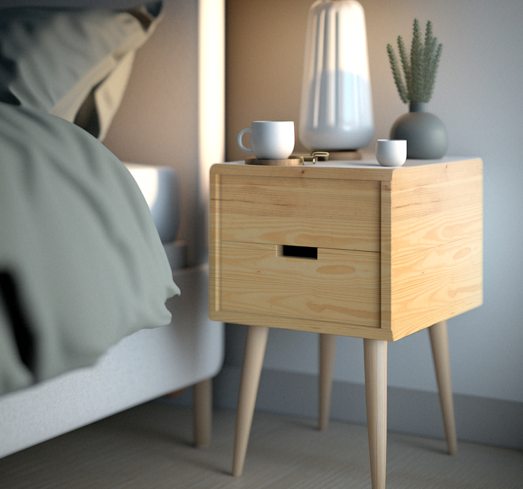 Autocolante mobila lemnul deschis - TenStickers