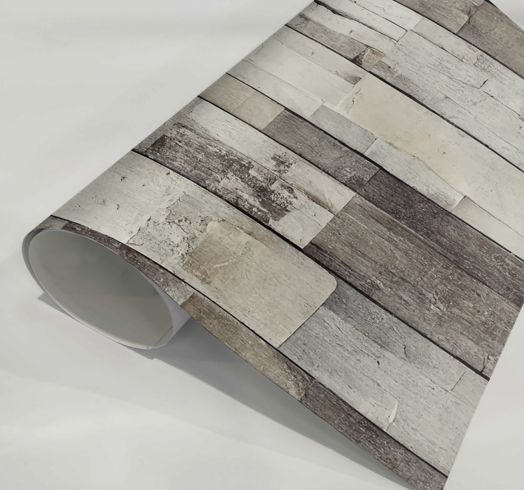 Autocolante mobila lemn deschis îmbătrânit - TenStickers