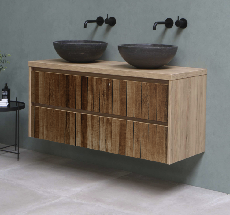 Autocolante mobila lăzi de lemn - TenStickers