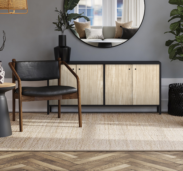 Autocolante mobila maderă de culoare deschisă - TenStickers