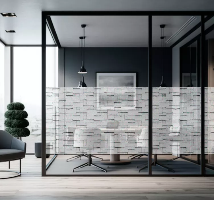 Autocolante pentru ferestre și sticlă textura translucidă - TenStickers