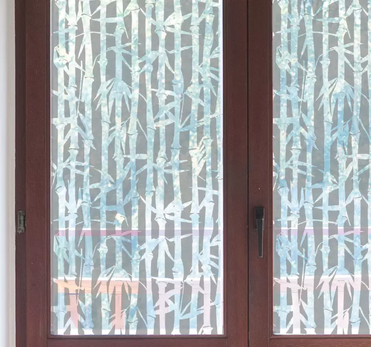 Autocolante pentru ferestre și sticlă bambus Translucid - TenStickers