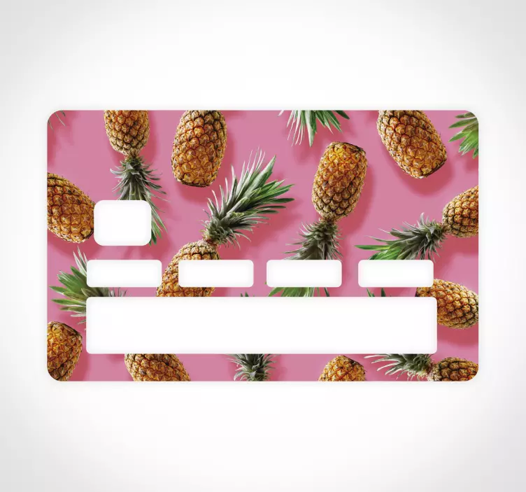 Autocolant cu model de ananas - TenStickers