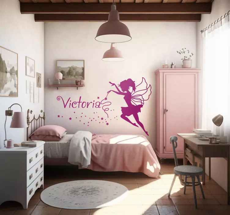 Personalizate numele sticker perete stick - TenStickers