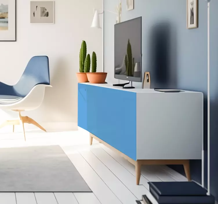 Autocolante mobila albastru deschisAlbastru deschis - TenStickers