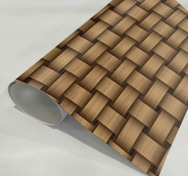 Autocolante mobila lemnul se împletește - TenStickers