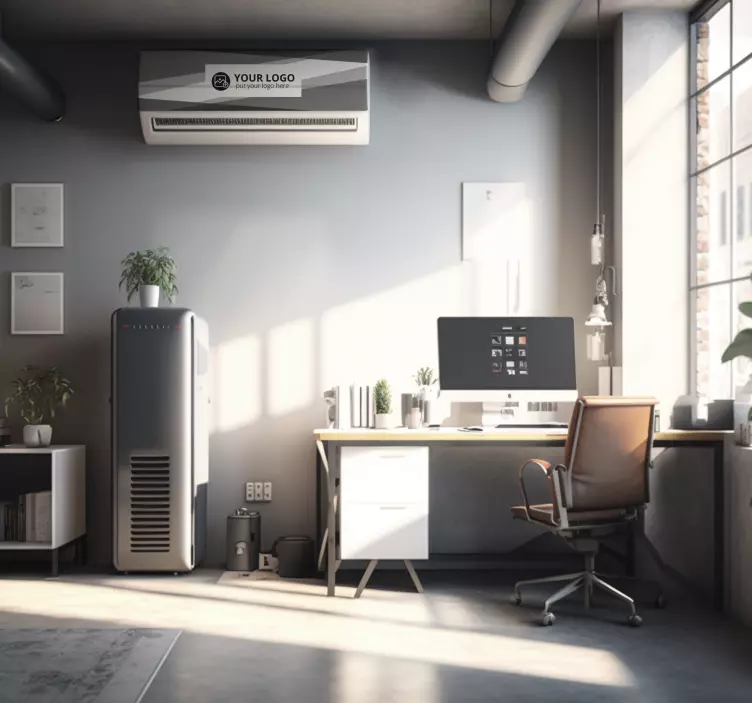 Autocolante post-it logo birou - TenStickers