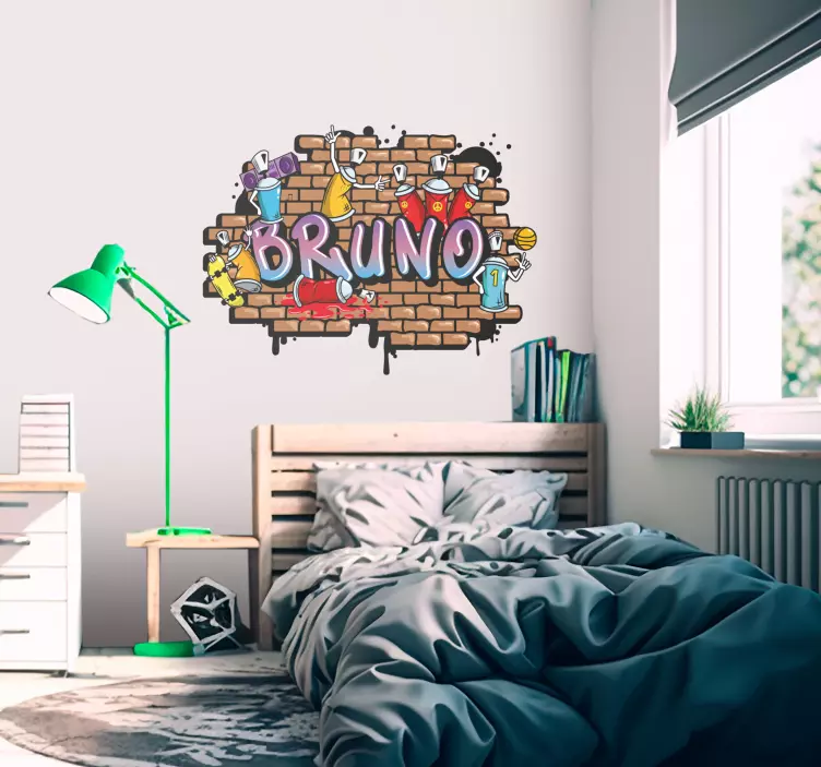 Autocolante de perete urban "Respect yourself and others will res - TenStickers