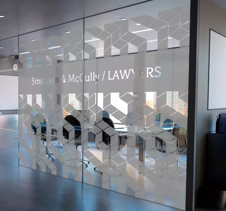 Autocolante post-it model de cuburi geometrice personalizabile - TenStickers